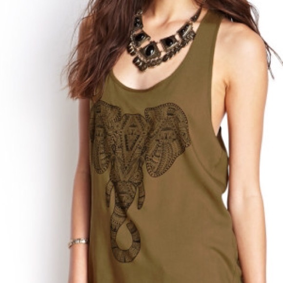 🐘 Forever 21 Elephant tank🐘