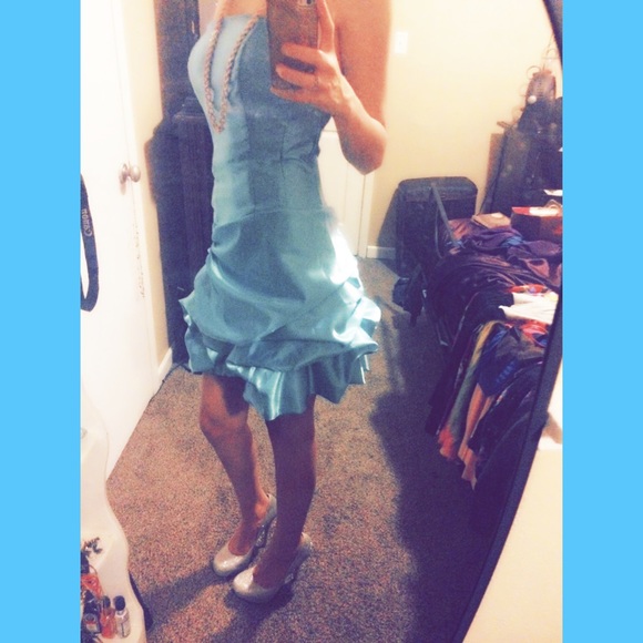 Blue Prom/quinceanera dress