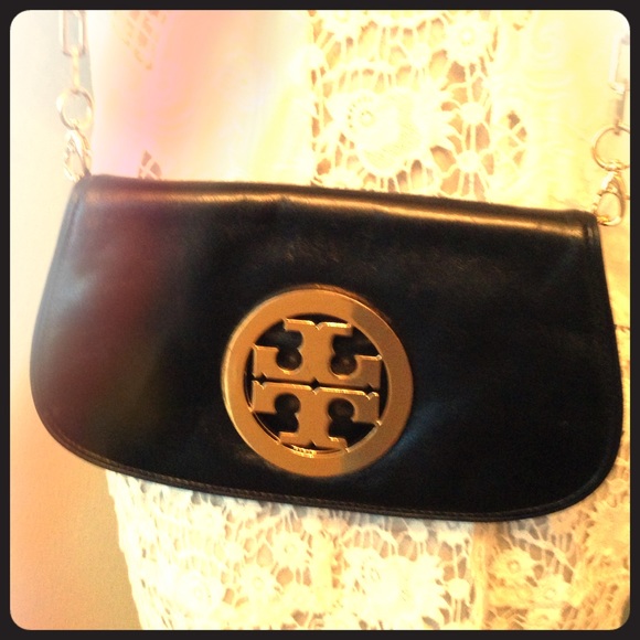 Tory Burch chain clutch purse
