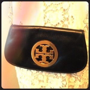 Tory Burch chain clutch purse