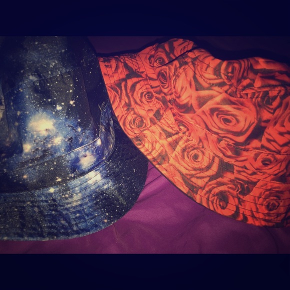 Two bucket hats