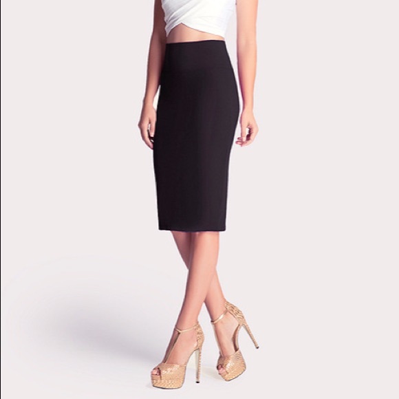 Bebe Knit Midi Skirt