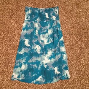 Strapless mid-thigh summer dress