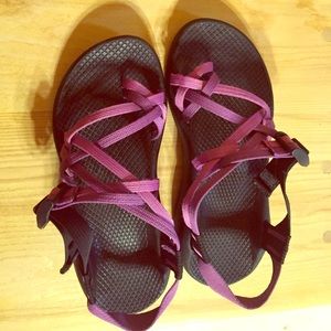 Chacos double strapped