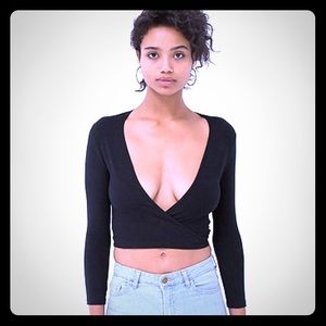 American Apparel crop top.