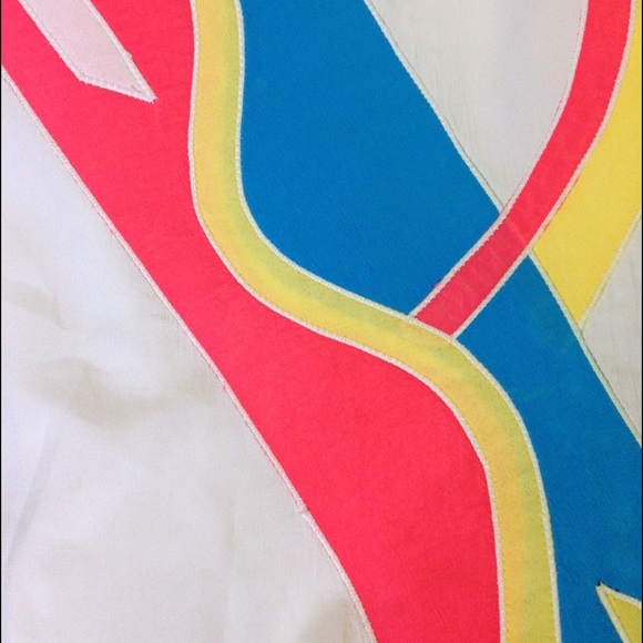 ✨💖🌟 CUTE SUMMER TOP WITH COLLAR & COLORFUL PRINT - Picture 4 of 4