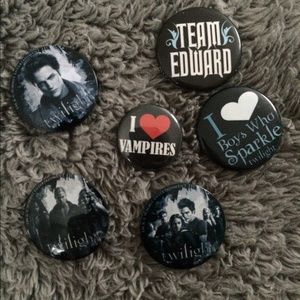 Twilight Button Pins Bundle ✨✨