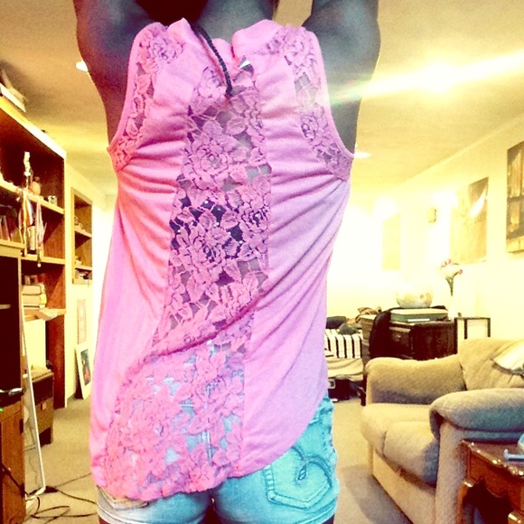 Laced Button Up Tank