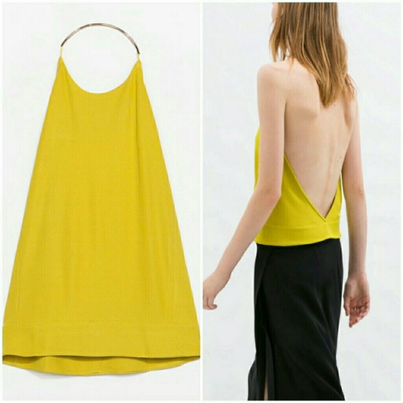 🚫 Sold in bundle - Zara low back top