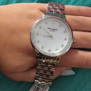 Kate spade sterling silver watch