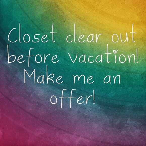 Closet clear out!