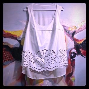 Lane Bryant, faux Leather shirt!