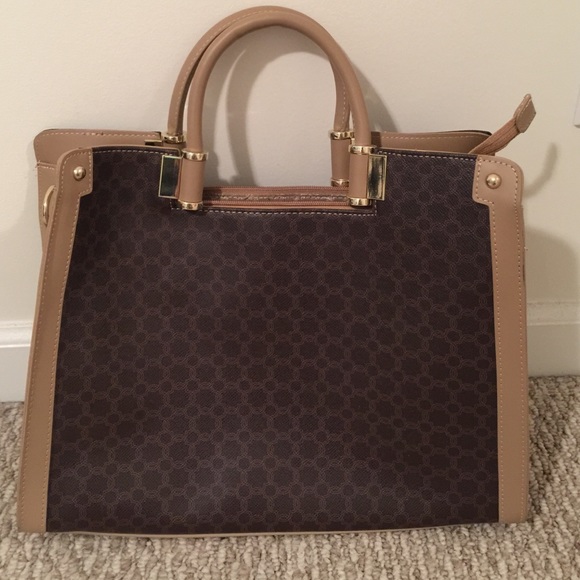 Ivanka Trump Brown Leather Handbag