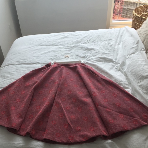 H&M Midi A-line Skirt