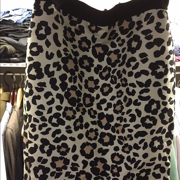 Animal Print Pencil Skirt