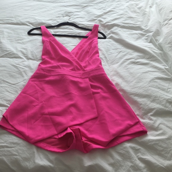 Pink Skort Romper