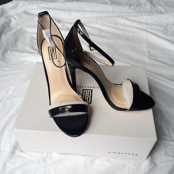 Black ankle strap sandals