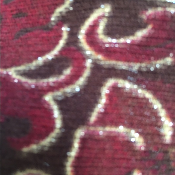 Rustic Fall Collared blouse Sheer with lining - Picture 3 of 4