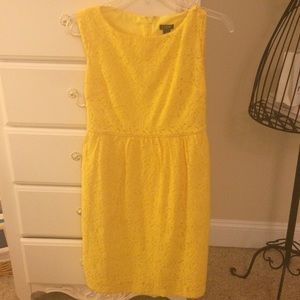 J crew dress yellow