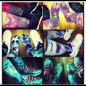 Tie dye Nike socks. 😍 $8 each.
