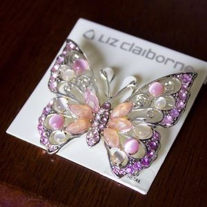 Liz Claiborne Butterfly Brooch