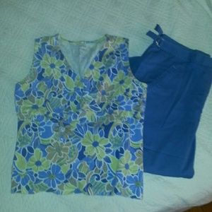 Outfit bundle capris-16, top Lg