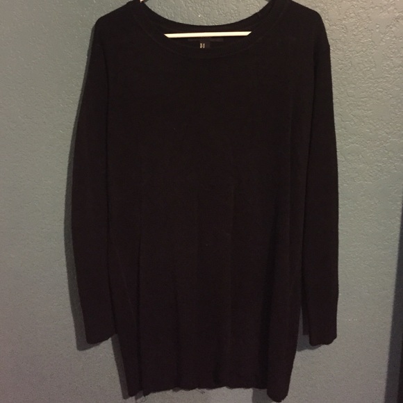 Black sweater dress