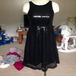 Romeo & Juliet Couture black sequins dress