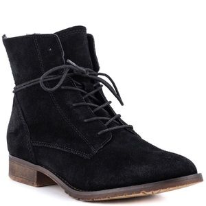 Suede booties