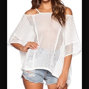 Free People Echo summer sweater in ivory