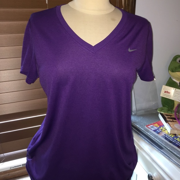 Purple NIKE shirt