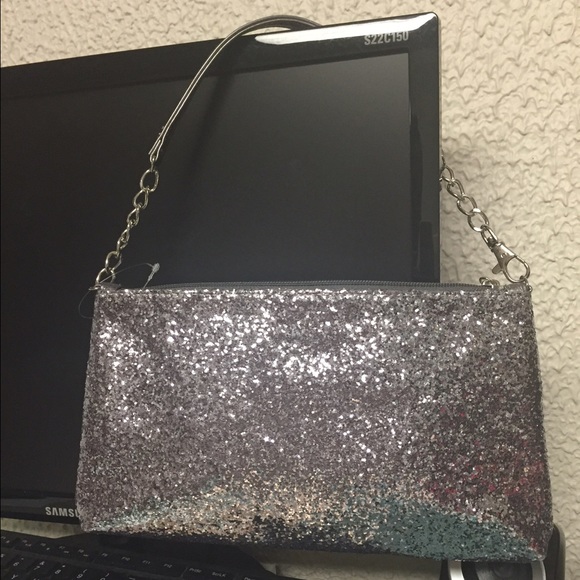 PRICE DROP! Silver Clutch