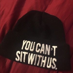 Brandy Melville "You Can't Sit With Us" hat