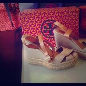 Tory Burch wedge sandals