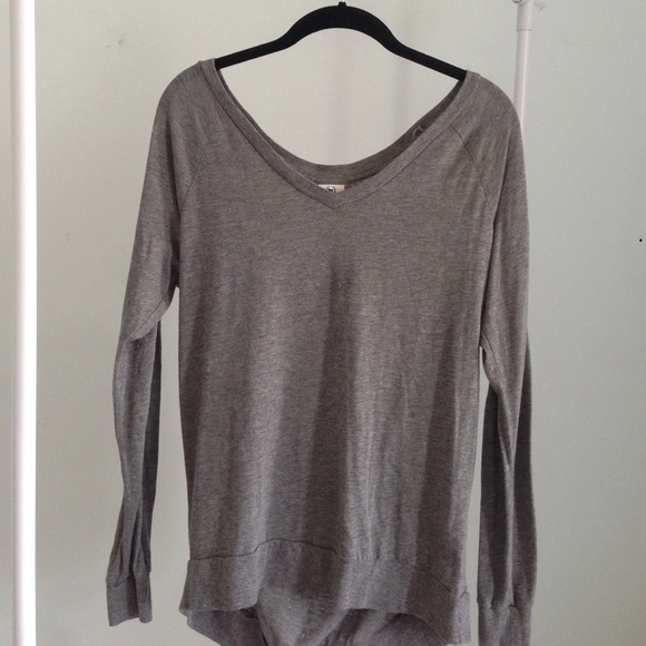 Slouchy VS Pink V-Neck Shirt