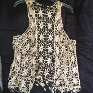 Cute fringe vest!