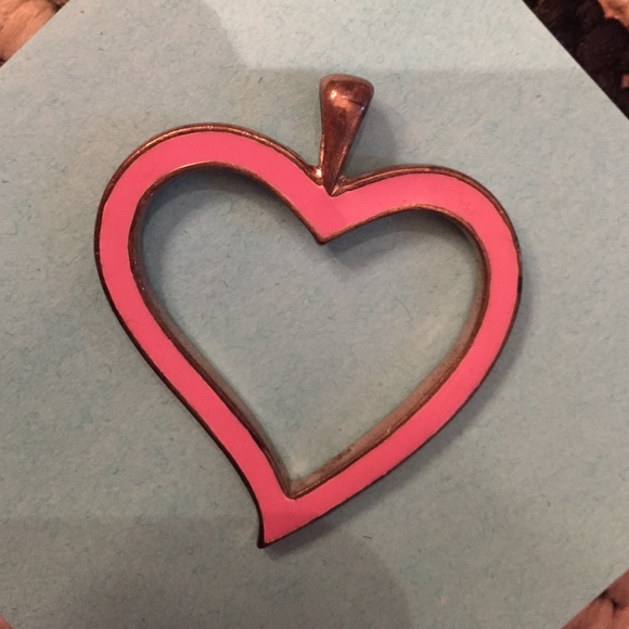 Beautiful pink heart shaped pendant