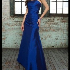 Royal blue mermaid gown
