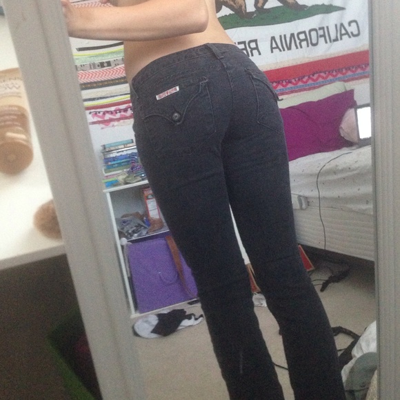 Black Hudson skinny jeans