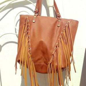 Steve Madden Fringe Tote
