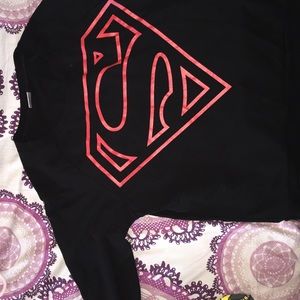 Oversized superman sweatshirt