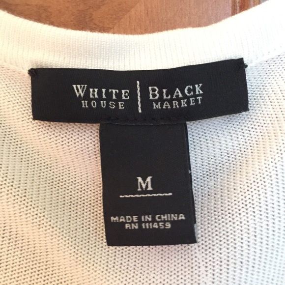 White short sleeved sweater - Picture 3 of 4