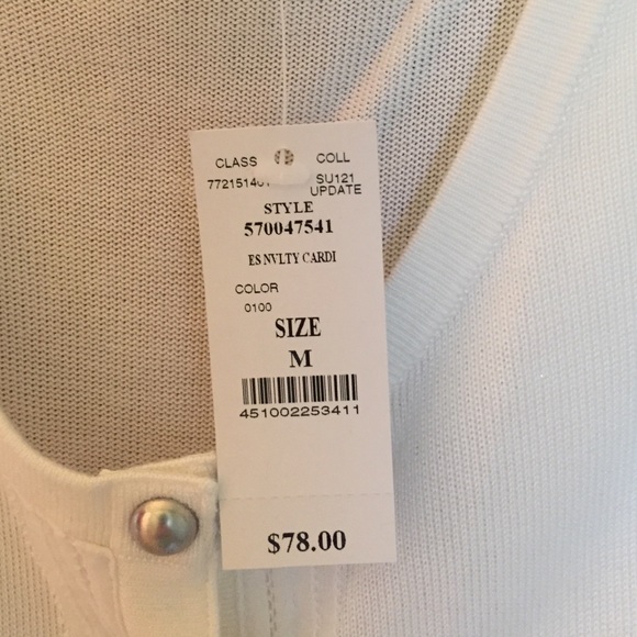 White short sleeved sweater - Picture 4 of 4