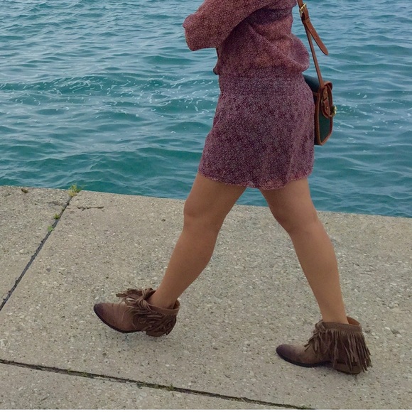 Qupid Boots - fringe booties