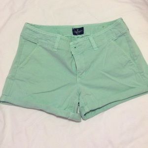 Turquoise shorts