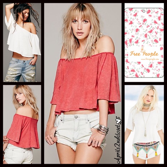 Free People Crop Top Tee - Picture 4 of 4