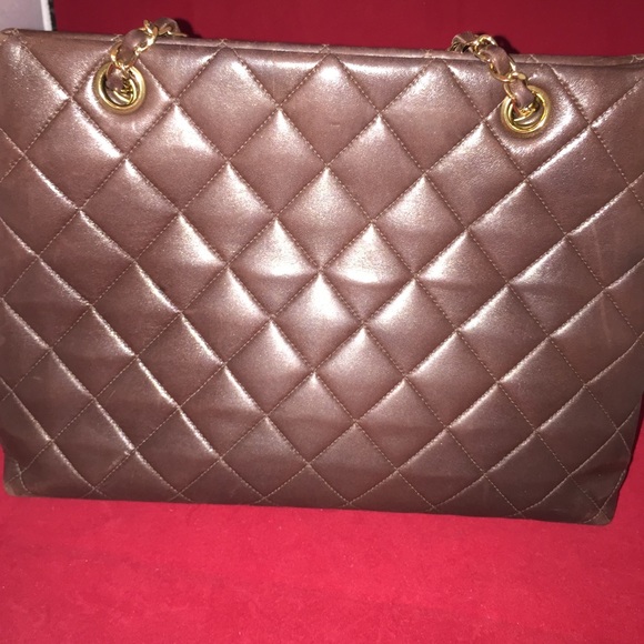 Chanel Chocolate Brown Tote 🎉4x HP🎉 - Picture 3 of 4