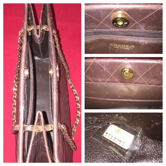 Chanel Chocolate Brown Tote 🎉4x HP🎉 - Picture 4 of 4