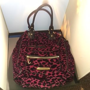 Juicy Couture Magenta Leopard Purse