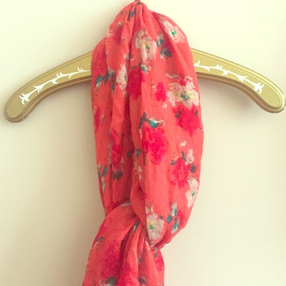 J.Crew floral scarf 🌺